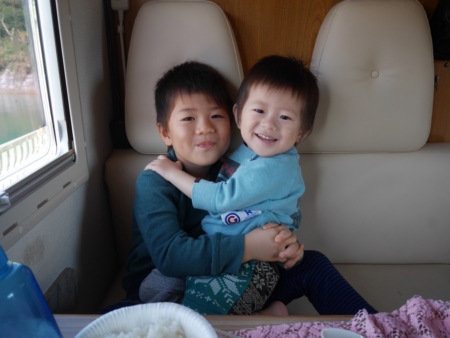 31日・家族4人で釣りキャンプ!