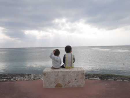 12日・豊崎海浜公園でバブルラン!