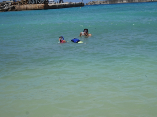 25日・海三連チャンでシュノーケルと釣り!