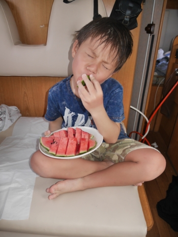 25日・海三連チャンでシュノーケルと釣り!