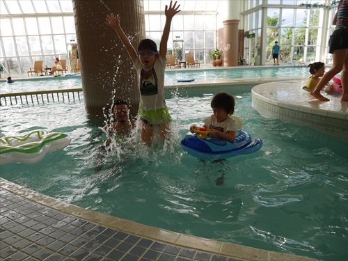 15日・ラグナガーデンホテルで次男の誕生会!