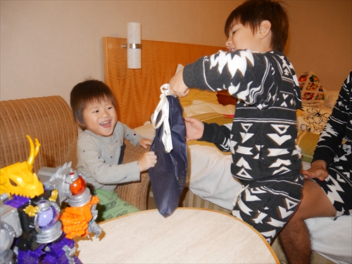 15日・ラグナガーデンホテルで次男の誕生会!