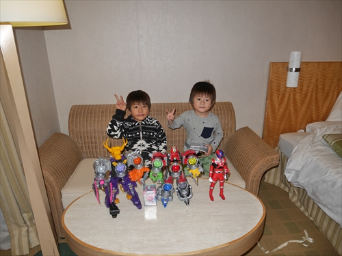 15日・ラグナガーデンホテルで次男の誕生会!