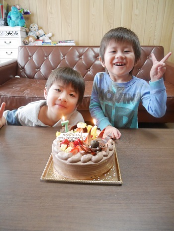 16日・プールとケーキと。