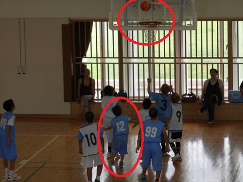 12日・バスケットの初試合!