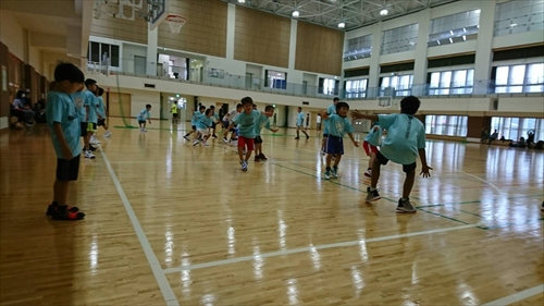 23日・与那原でバスケットボール!